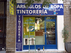 arreglos de ropa tintorería hilo blue