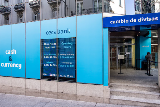 Oficina cambio de divisas Cecabank S.A.