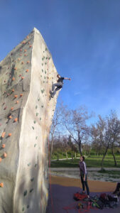 Rocódromo Parque Lineal Palomeras