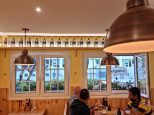 Oktoberfest biergarten