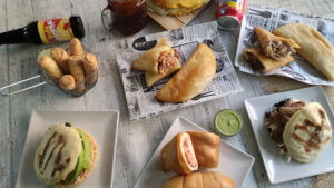 Flipa Empanada (Empanadas, Arepas, Cachapas, Tequeños comida Venezolana)