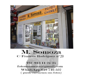 M. Somoza foto carnet